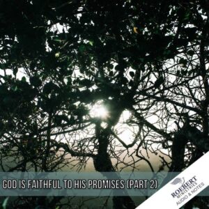 God is Faithful to His promises (Part 2)  - Audio + Sermon Notes