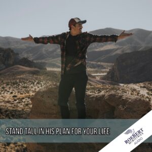 Stand tall in His plan for your life - Audio